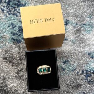Heidi Daus Green and Gold Women's Ring